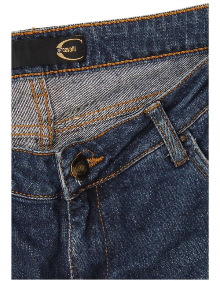 JUST CAVALLI Damen Bootcut-Jeans W30 L34 Blau