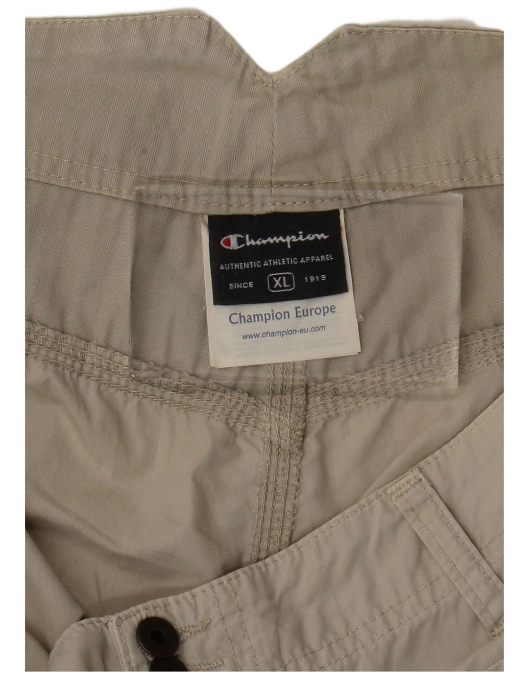 Champion Damen Caprihose XL W36 L20 Graue Baumwolle