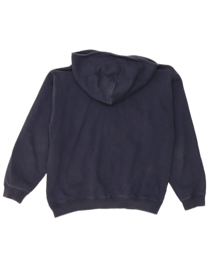 ASICS Jungen-Kapuzenpullover mit Reißverschluss, 11–12 Jahre, Marineblau