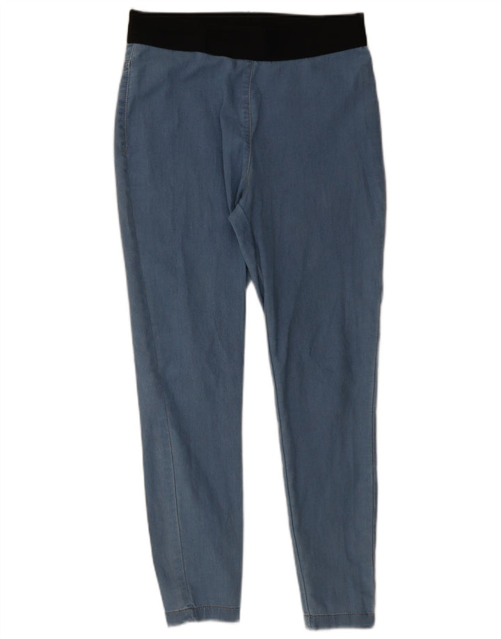 Marks & Spencer Damen Jegging-Jeans UK 12 Medium W30 L26 Blauer Farbblock