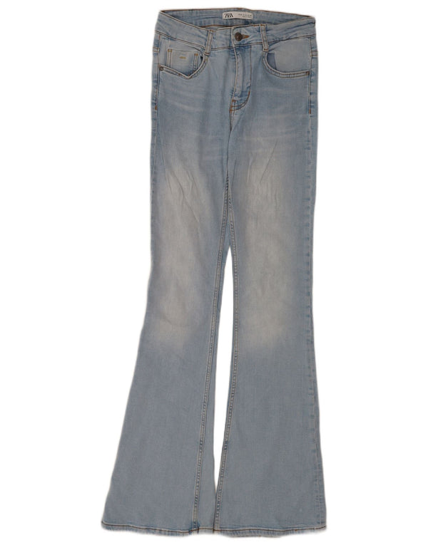 Zara Damen Schlagjeans EU 36 XS W26 L33 Blau