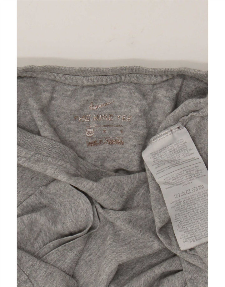 Nike Herren-T-Shirt, groß, grau gefleckte Baumwolle