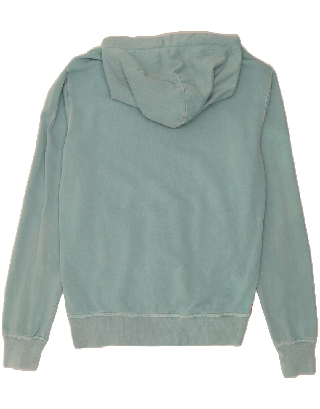 SUPERDRY Mens Hoodie Jumper Medium Blue Cotton Vintage Superdry and Second-Hand Superdry from Messina Hembry 