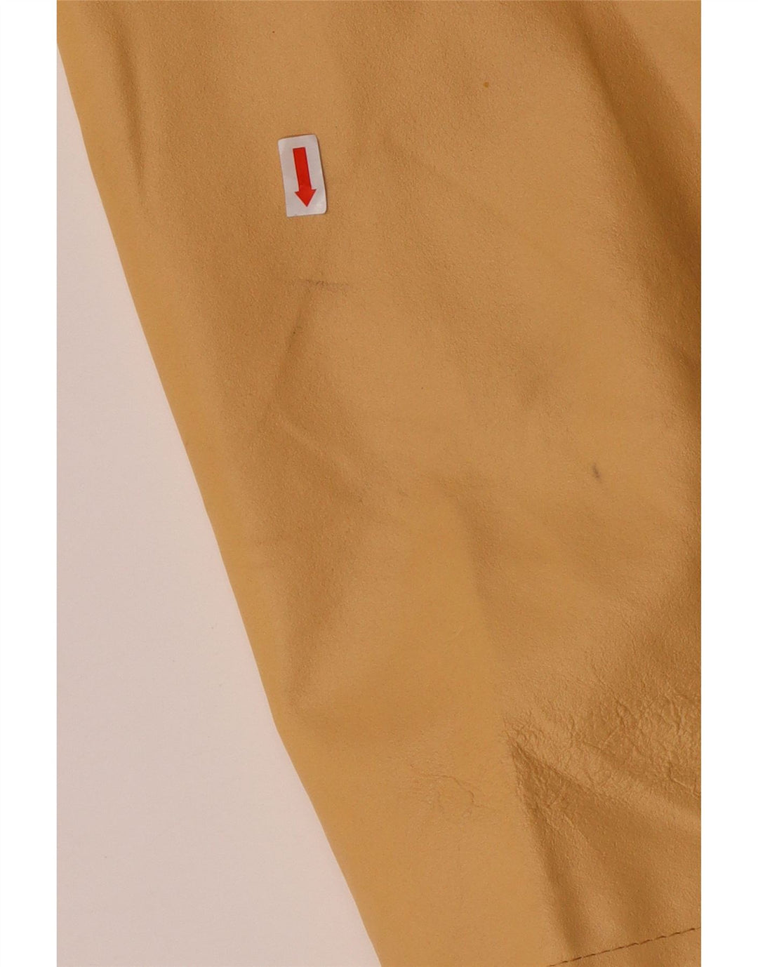 MAURIZIO TROIANO Mens Leather Jacket UK 38 Medium Beige Leather