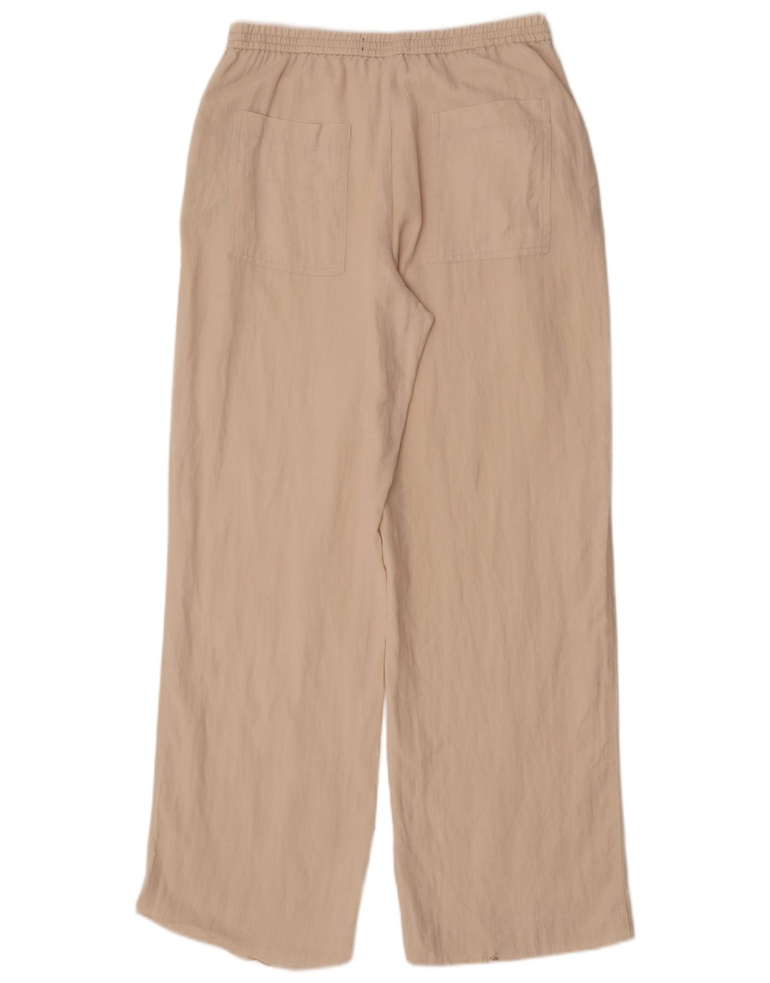 Gerade Chino-Hose für Damen von Zara, mittelgroß, W28, L32, gebrochenes Weiß aus Lyocell