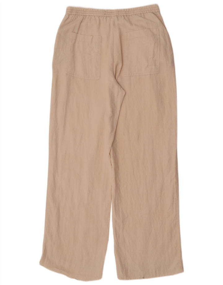 Gerade Chino-Hose für Damen von Zara, mittelgroß, W28, L32, gebrochenes Weiß aus Lyocell