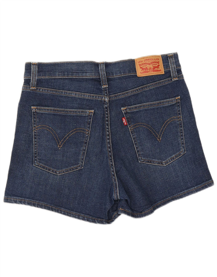 Levi's Damen Jeansshorts W28 mittelblaue Baumwolle