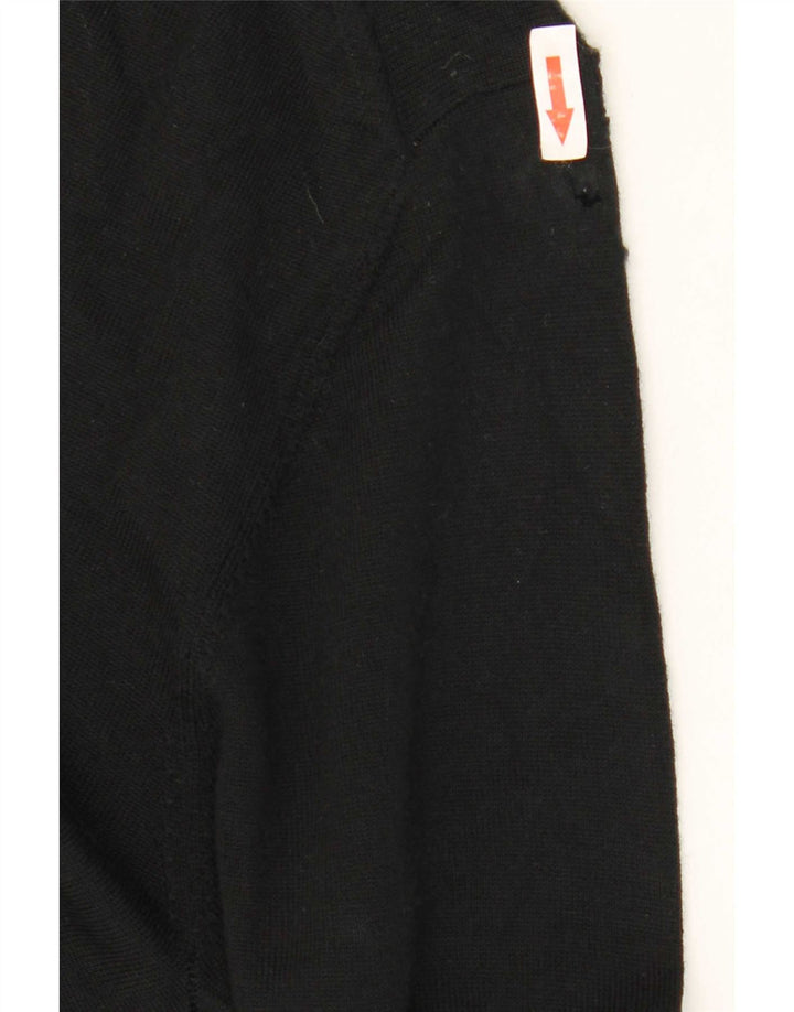 Marks & Spencer Herren-Rollkragenpullover aus Merinowolle in Mittelschwarz