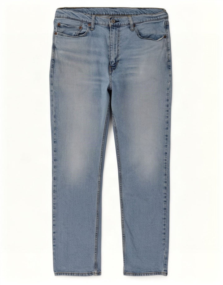 Levi's Herren 514 Straight Jeans W38 L32 Blaue Baumwolle