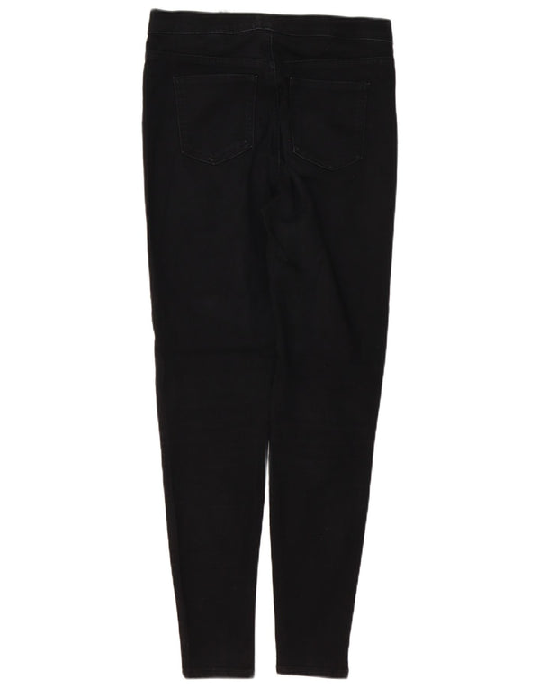 Marks & Spencer Damen Jegging-Jeans UK 10 Small W28 L29 Schwarze Baumwolle