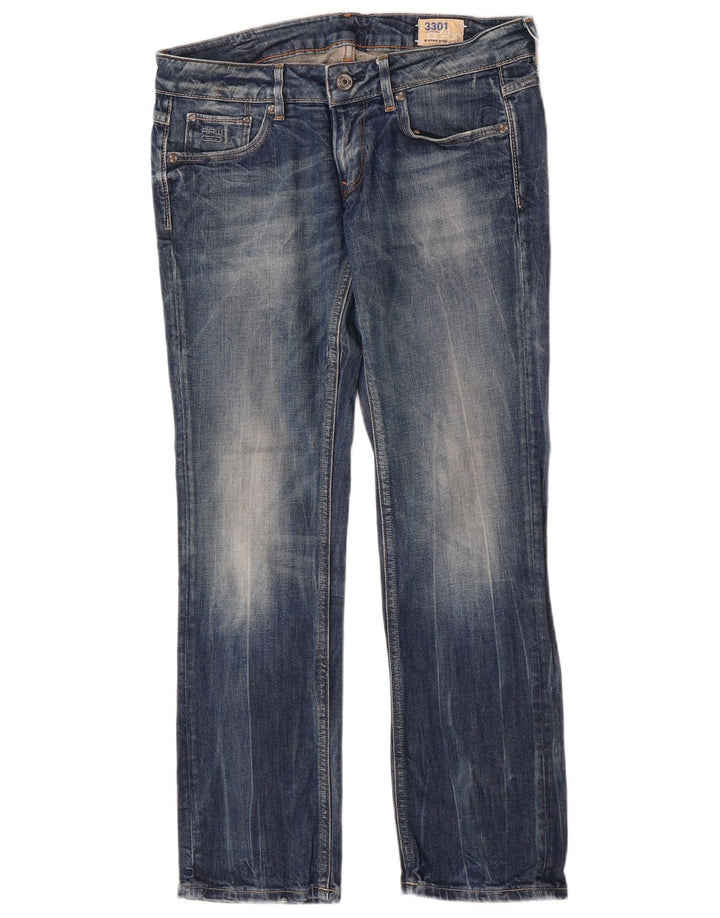 G-Star Damen Straight Jeans W30 L30 Blaue Baumwolle
