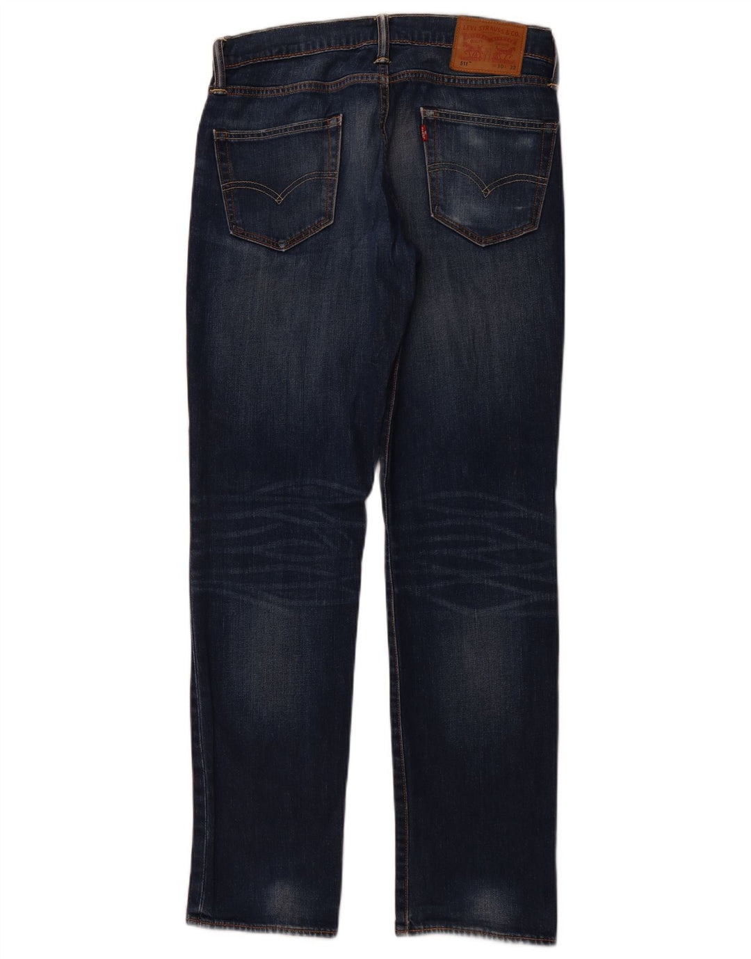 LEVI'S Damen 511 Slim Jeans W30 L32 Blaue Baumwolle