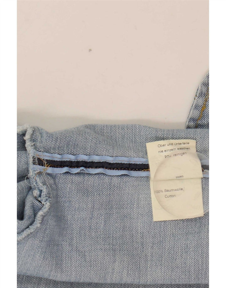 Antonette Damen Jeansjacke UK 18 XL Blaue Baumwolle