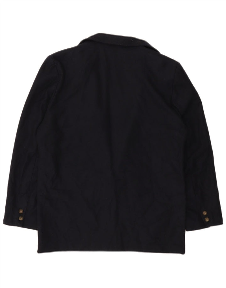 Marina Yachting Damen 1-Knopf-Blazerjacke IT 42 Mittelmarineblaue Wolle