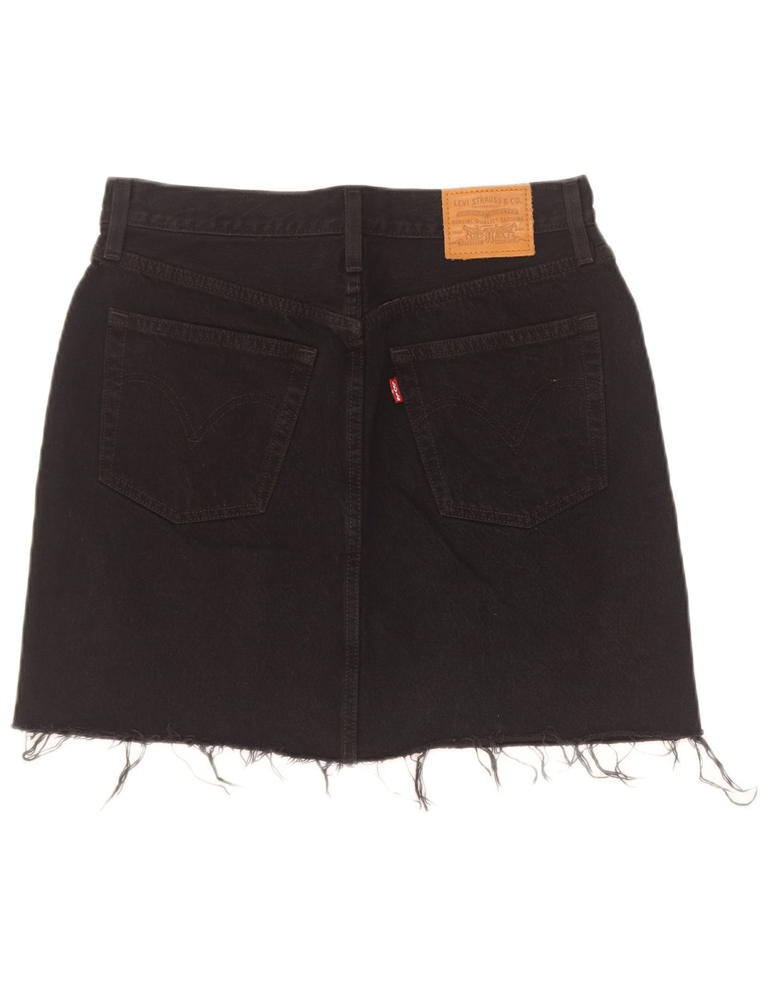 Levi's Damen Jeansrock W28 Mittelschwarze Baumwolle