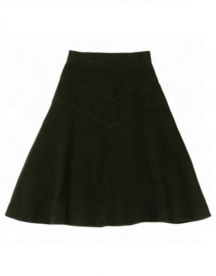 Vintage Damen A-Linienrock IT 44 Medium W28 Grün