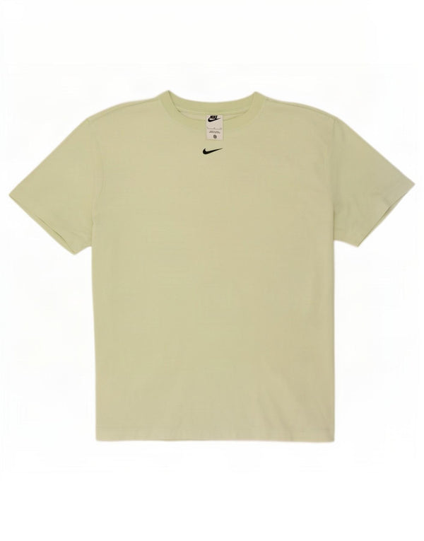 Nike Herren T-Shirt Top Small Grüne Baumwolle