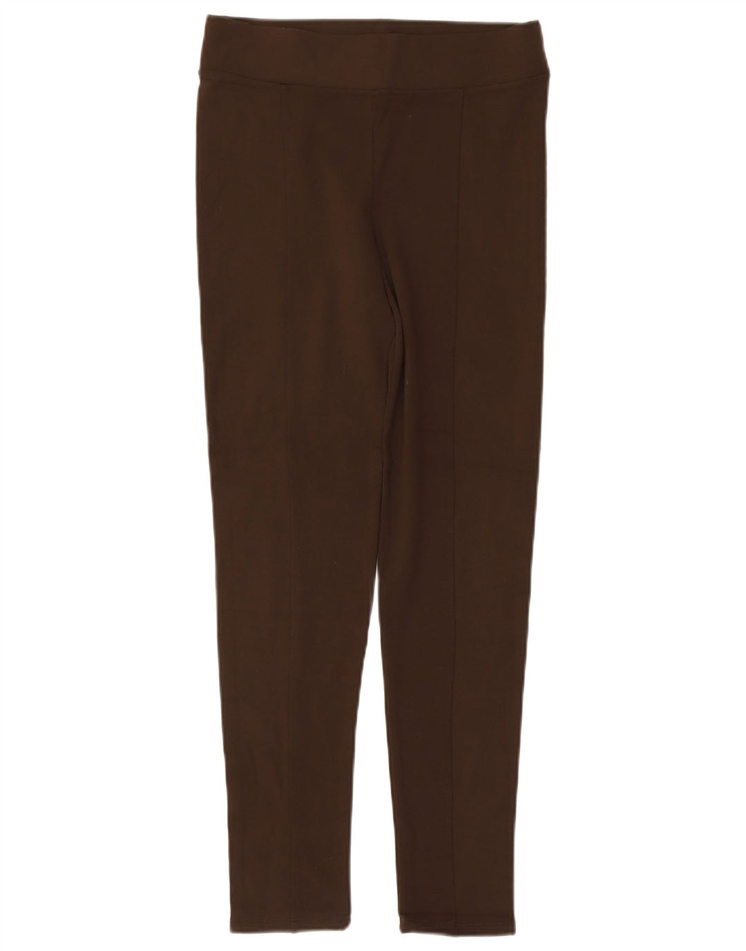 Zara Damen Leggings UK 14 Large Braune Viskose