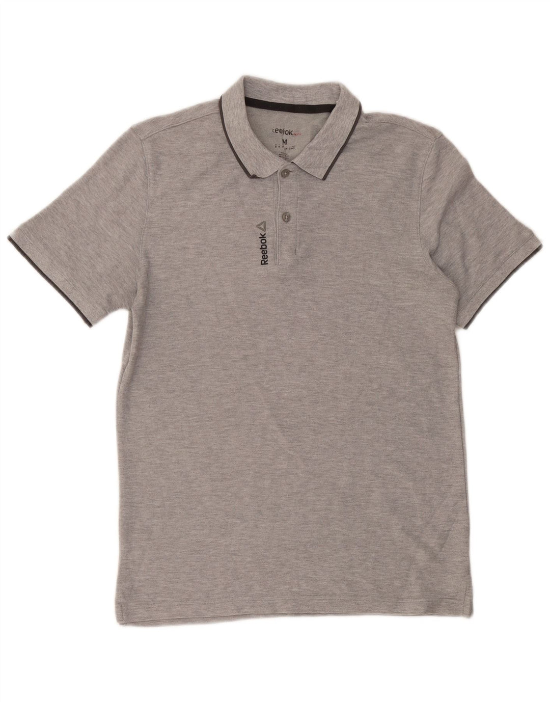 Reebok Herren Poloshirt Mittelgrau meliert