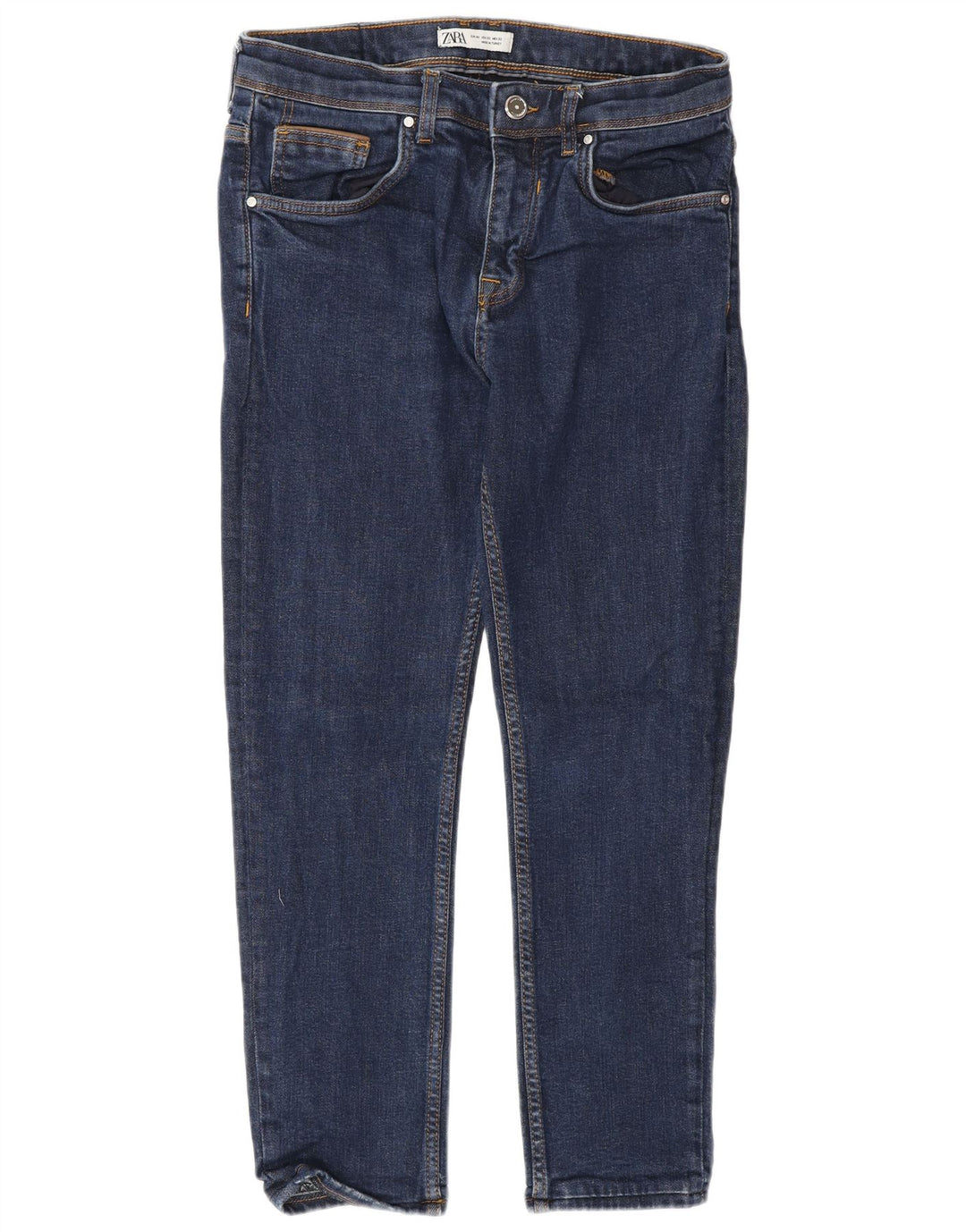 Zara Herren Slim Jeans EU 42 Large W32 L26 Blau