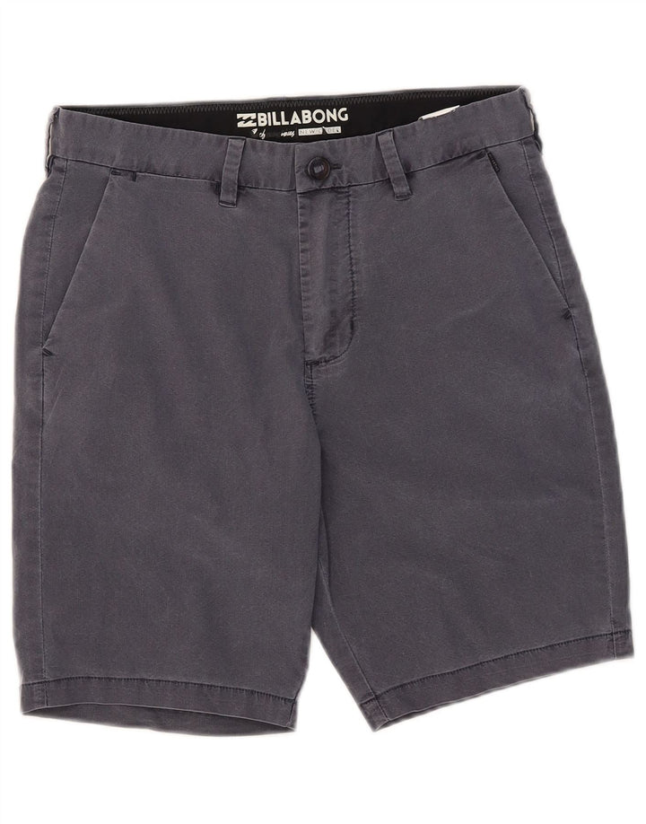 Billabong Herren Chino-Shorts W30 Mittelmarineblaue Baumwolle