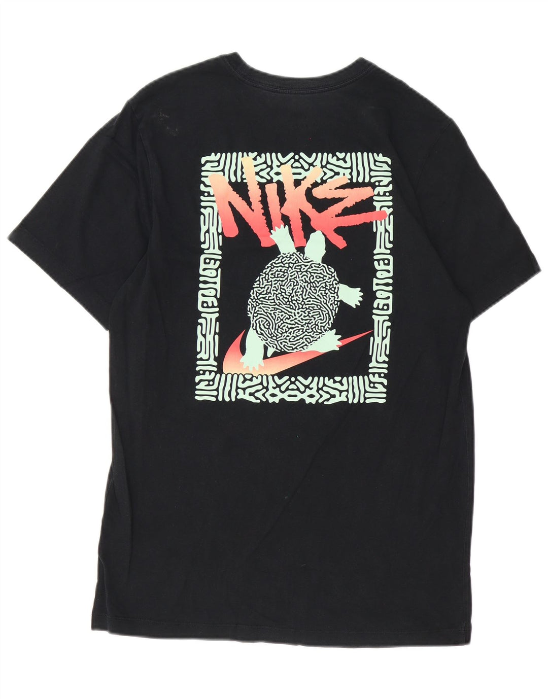 Nike Herren-T-Shirt mit Grafik, mittelgroß, Schwarz