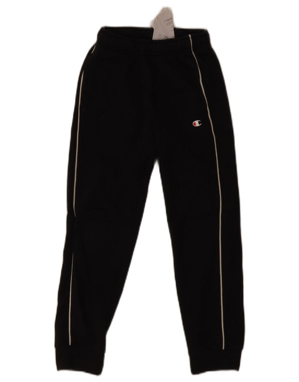 Champion Jungen-Trainingshose, Jogginghose, 7–8 Jahre, Größe S, Schwarz, Baumwolle