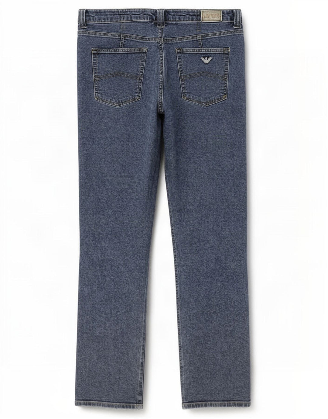 Armani Damen Straight Jeans W33 L28 Blau