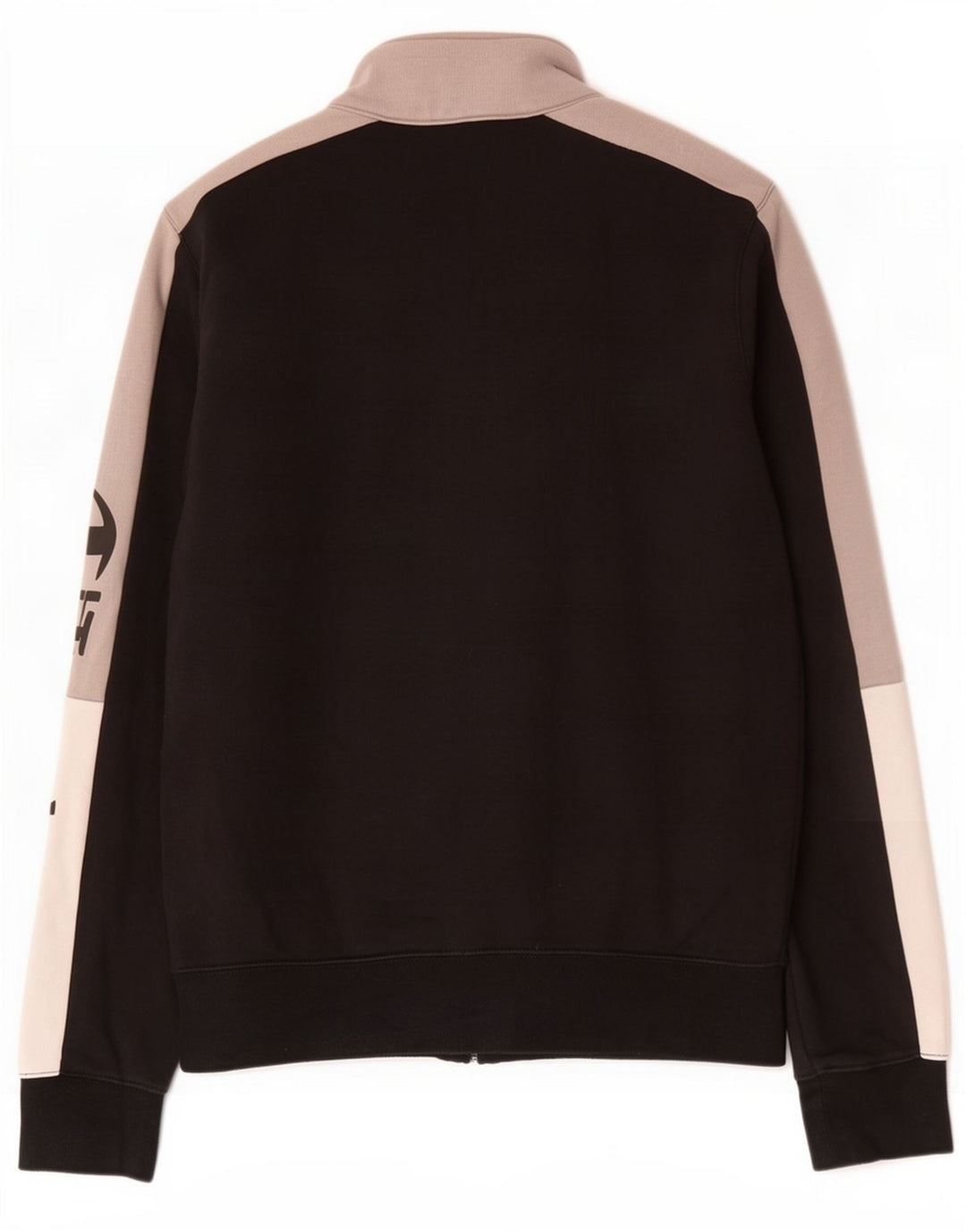 Champion Herren-Trainingsanzugoberteil mit Grafik, Mittelschwarz, Colourblock-Baumwolle