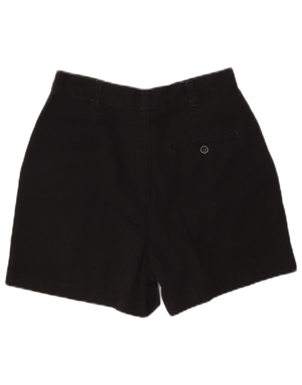 Dockers Womens Wide Leg High Waist Chino Shorts US 4 Small W26 Navy Blue