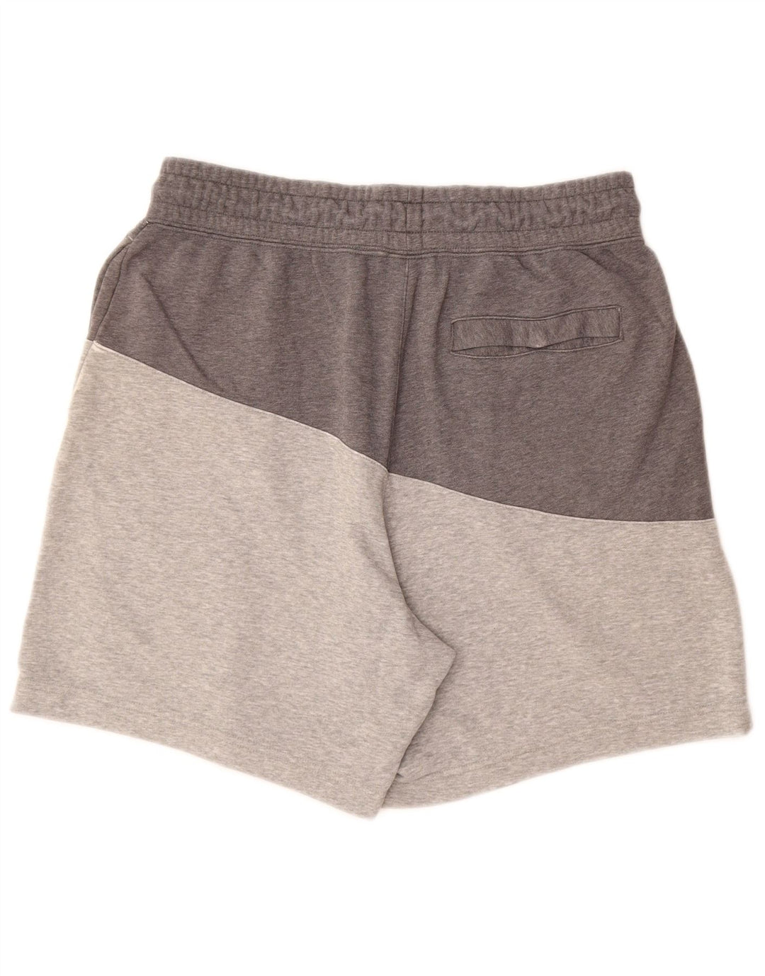 NIKE Herren-Sportshorts, groß, graue Colourblock-Baumwolle