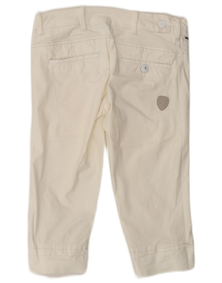 G-Star Damen Bermudashorts W26 Small Weiße Baumwolle