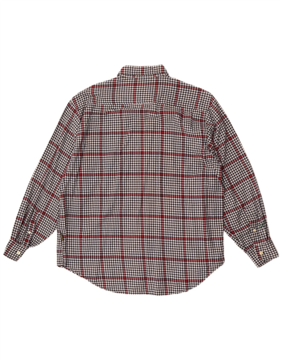 Lee Herren-Hemd, groß, grau, Gingham-Baumwolle
