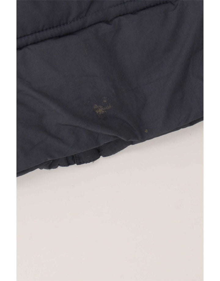 Weird Fish Damen Wattierte Weste UK 14 Large Marineblau Polyester