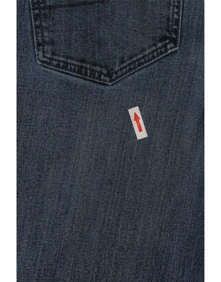 Calvin Klein Herren Straight Jeans W34 L26 Blaue Baumwolle