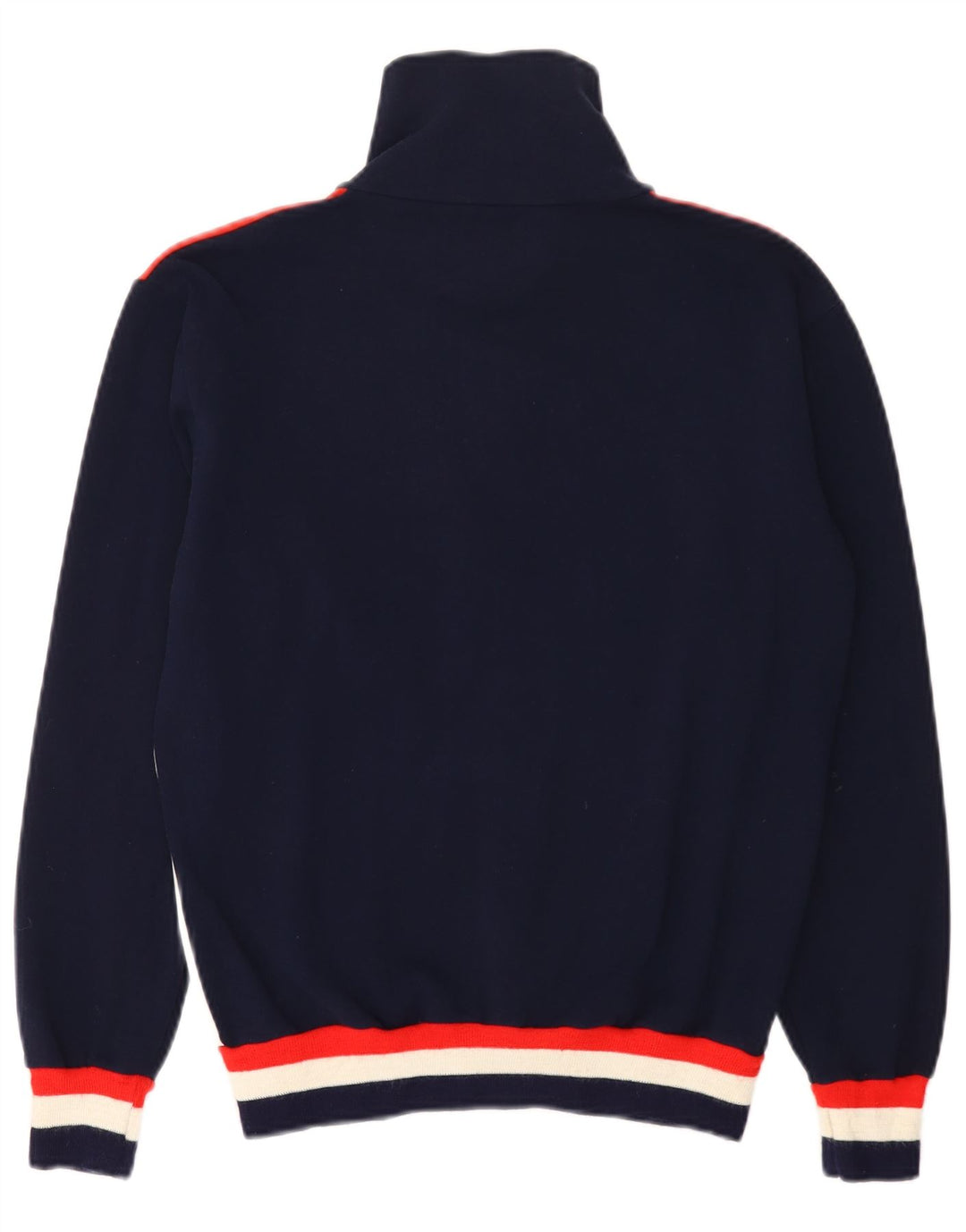 GRIFONI Herren-Sweatshirt mit Reißverschluss am Hals, IT 48, Größe S, Marineblau, Farbblock