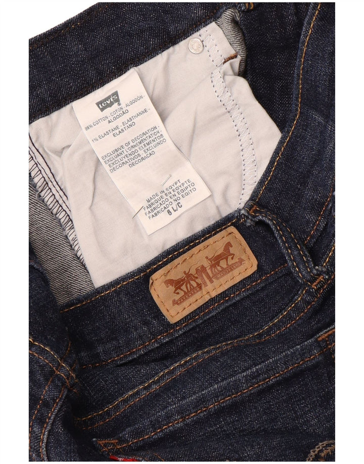 Levi's Damen 515 Bootcut Jeans US 6 Medium W28 L33 Marineblau Baumwolle