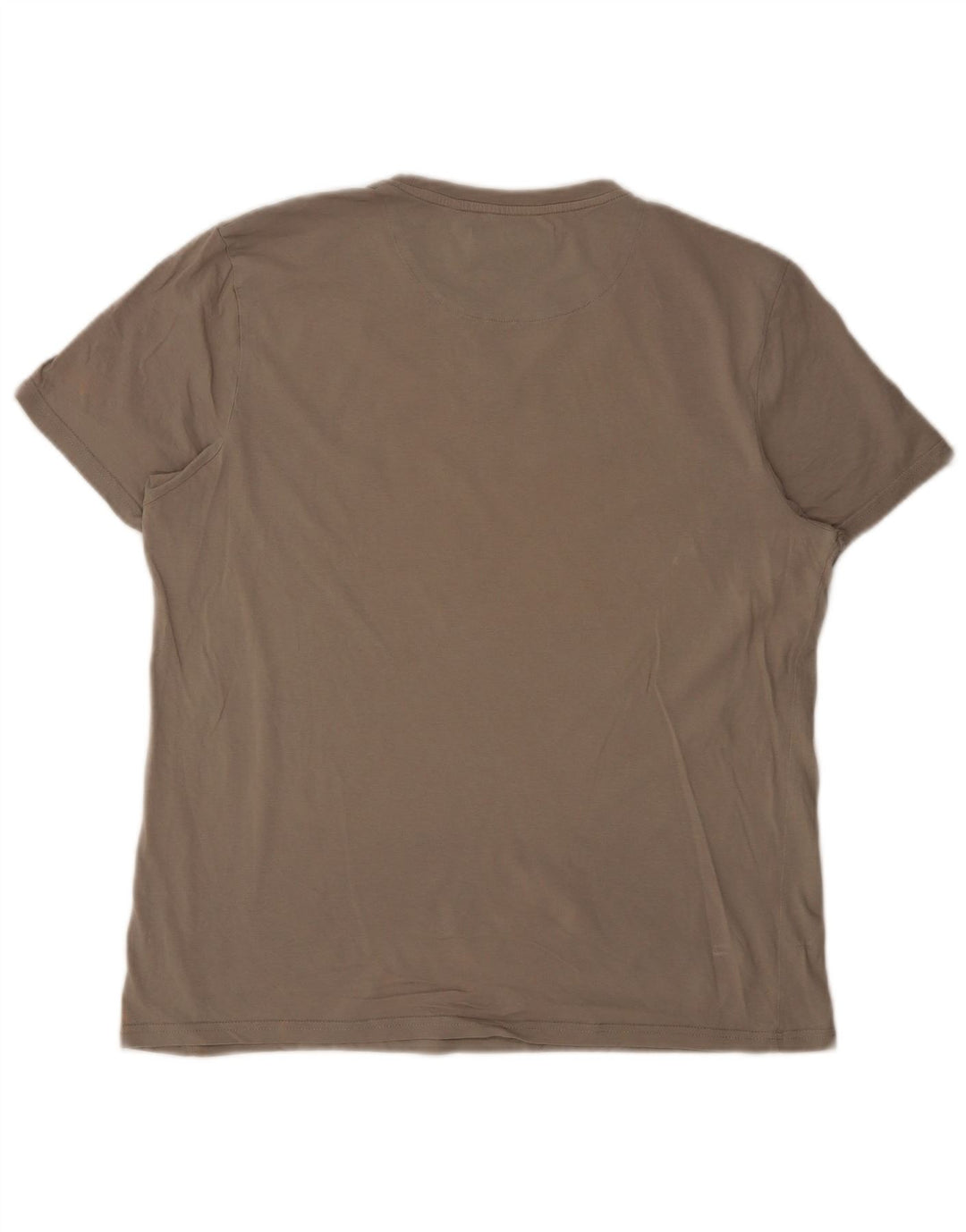 LYLE & SCOTT Herren T-Shirt Top XL Beige Baumwolle