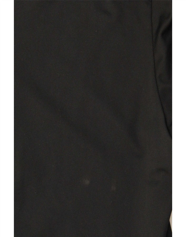 Nike Herren Dri Fit Trainingsanzug Top Jacke Mittelschwarzes Polyester