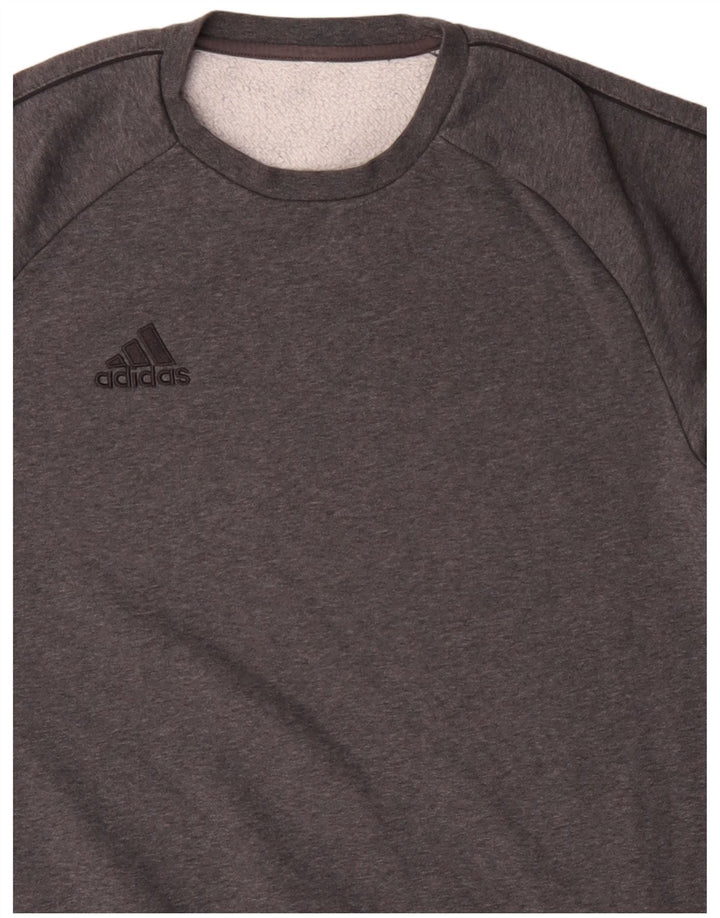 Adidas Herren Sweatshirt Pullover Small Grau Baumwolle