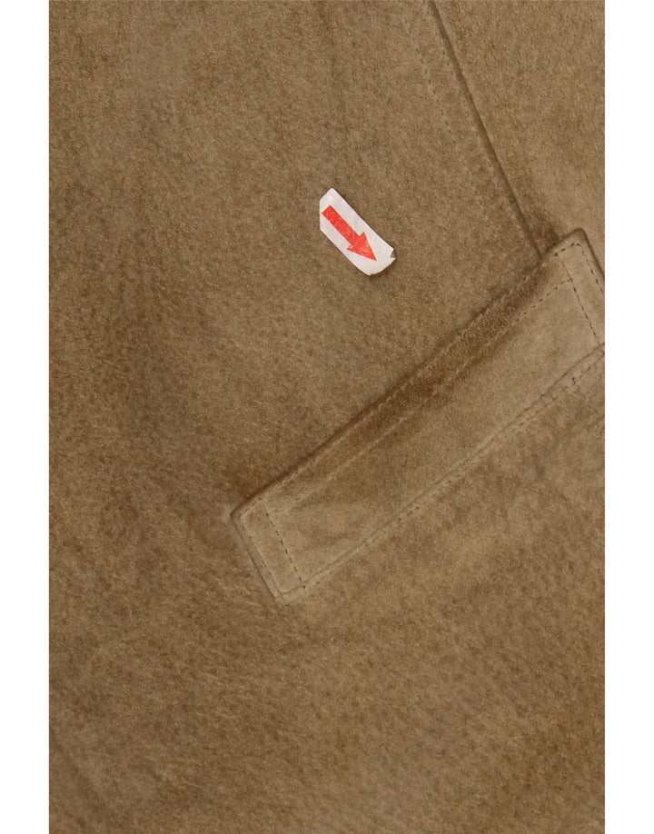 Pionier Herren Wildlederweste Medium Khaki