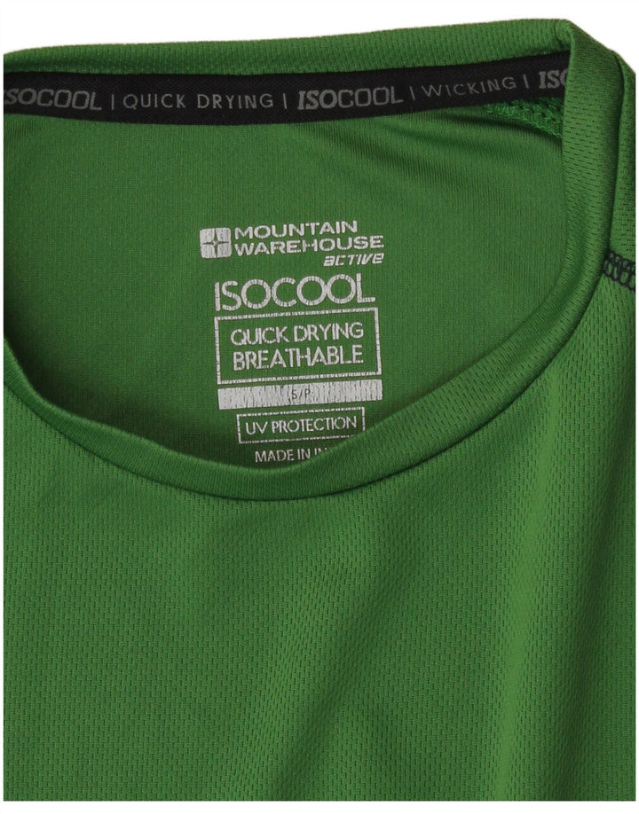 Mountain Warehouse Herren-T-Shirt-Oberteil, Größe S, Grün, Polyester