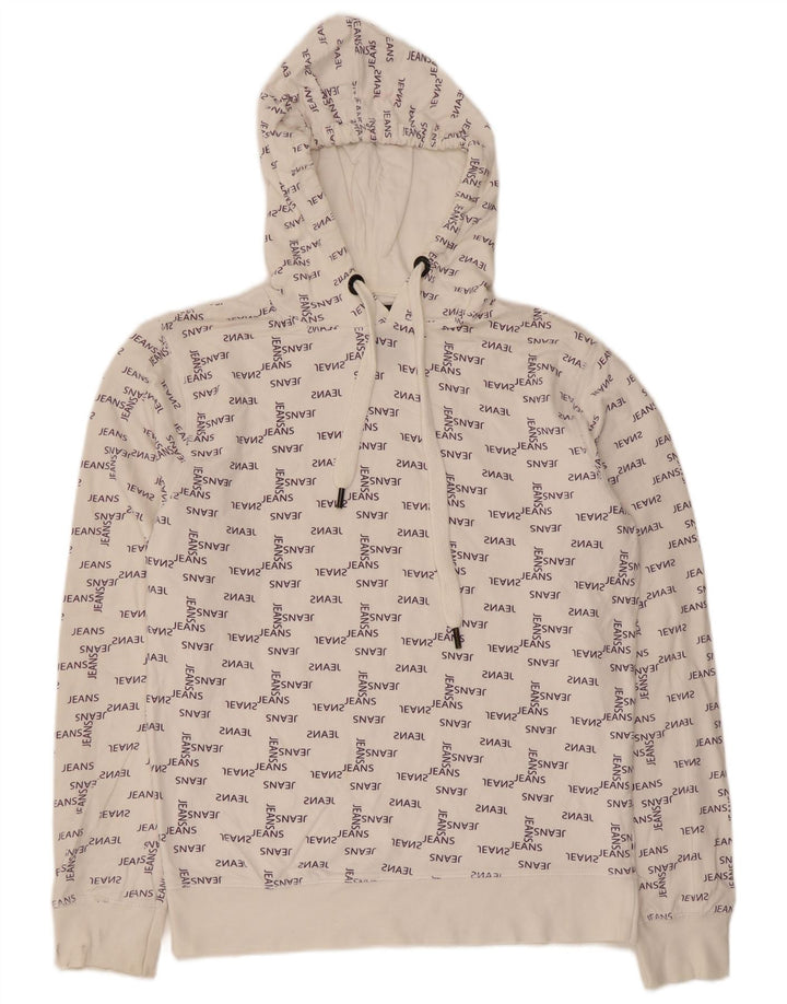 Jack & Jones Herren-Kapuzenpullover mit Grafik, mittelweiße Baumwolle