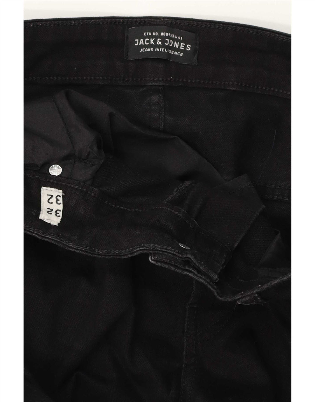 Jack & Jones Herren Slim Jeans W32 L32 Schwarz