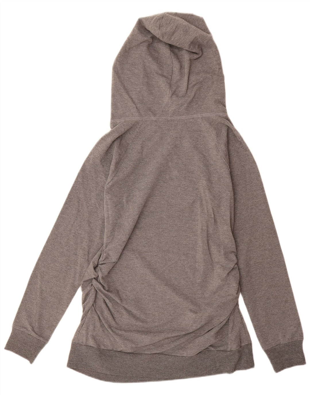 CONVERSE Damen Graphic Hoodie Pullover UK 14 Große graue Baumwolle