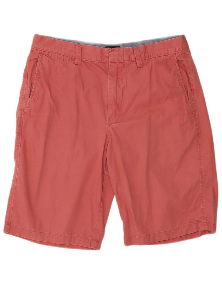 J. CREW Herren Club Chino Shorts W31 Mittelrote Baumwolle