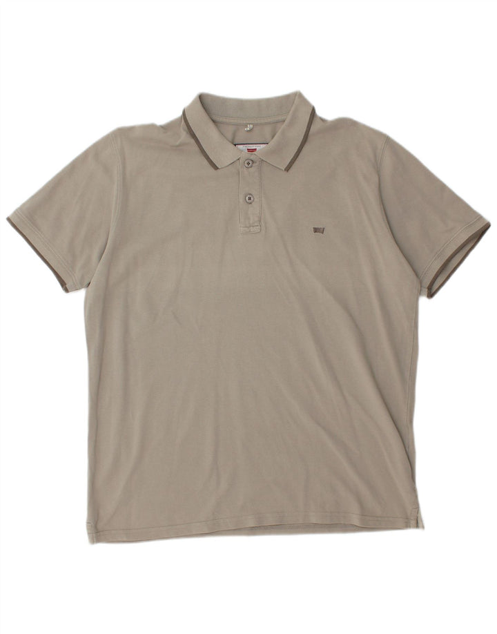 CARRERA Herren Poloshirt XL Grau Baumwolle