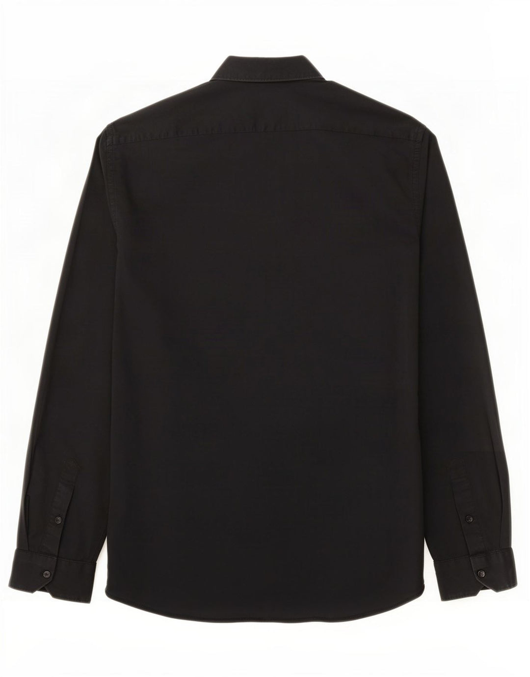 Zara Herren Super Slim Fit Hemd Große schwarze Baumwolle