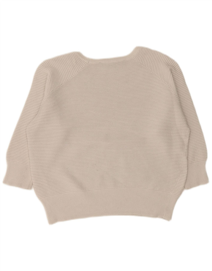 FRENCH CONNECTION Damen-Pullover mit U-Boot-Ausschnitt, Gr. 10, Größe S, Weiß