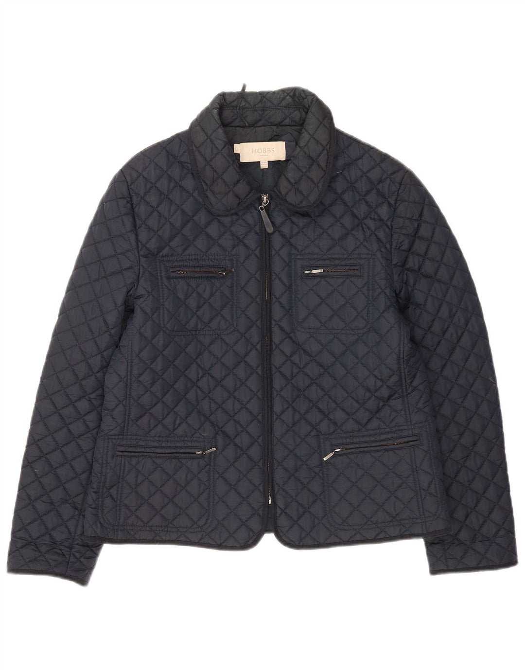 Hobbs Damen Steppjacke UK 14 Large Marineblau Polyamid